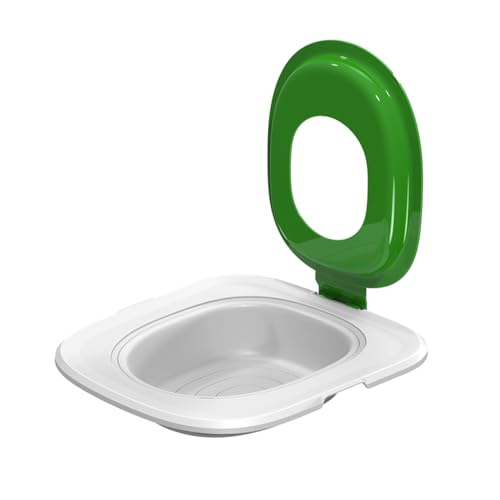 Cat Toilet Training Kit Cat Toilettentrainingssystem Katzentraining Kit System für Toilettenprofi Kitty Toilettentrainer Urinal für Katze (Green) von Dsacxixai