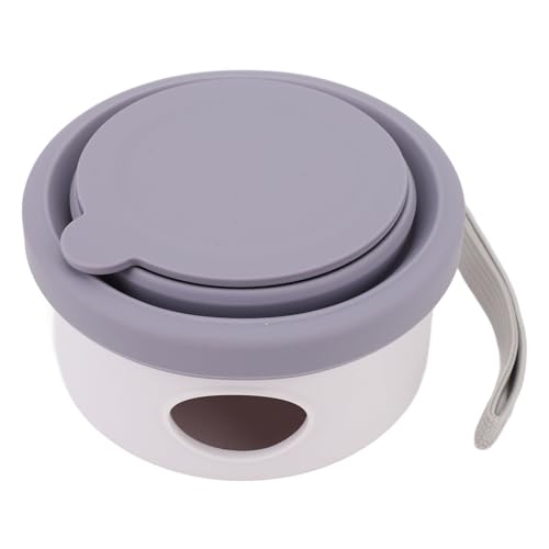 Travel Dog Bowls 3 in 1 Multifunktional Poop -Beutel für Reisen tragbare Hundefutterbehälter für Reisen Camping Walking (Purple) von Dsacxixai