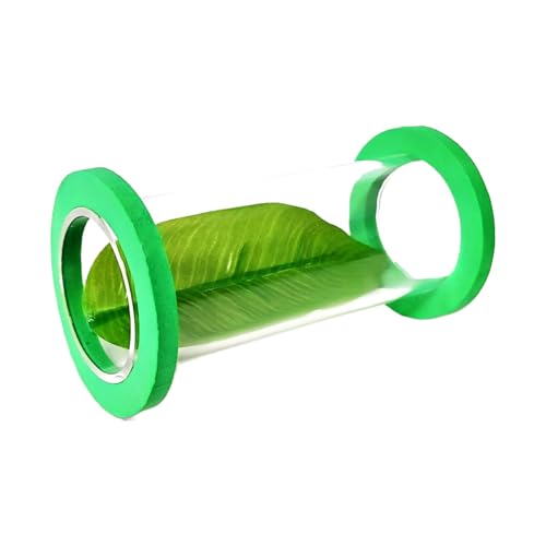 Dtaigou Betta Tunnel - Betta Habitat mit Blatt | Schwimmender Acryltunnel für kleine Fische Guppy Anreicherung Versteckübung Ruhesimulation Dtaigou Betta Tunnel - Betta Habitat mit Blatt | Schwimmender Acryltunnel für kleine Fische Guppy Anreicherung Versteckübung Ruhesimulation von Dtaigou