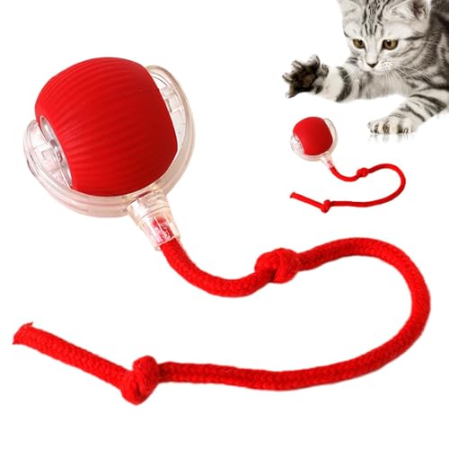 Dtaigou Hewie Rolling Ball, Chewie Mate Katzenspielzeug, interaktiver Katzenball, Smart Ball Katzenspielzeug, automatisch rollender Haustierball, für Katzenhunde von Dtaigou