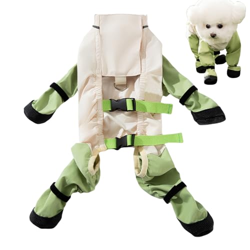 Dtaigou Hunde Stiefel Mit Trägern - wasserdichte Hundeschuhe Mit Nachleuchtenden Streifen - rutschfeste Verstellbare Pfotenschutz-Sets Mit Nachleuchtenden Streifen Für Parkettböden Und Schnee Dtaigou Hunde Stiefel Mit Trägern - wasserdichte Hundeschuhe Mit Nachleuchtenden Streifen - rutschfeste Verstellbare Pfotenschutz-Sets Mit Nachleuchtenden Streifen Für Parkettböden Und Schnee von Dtaigou
