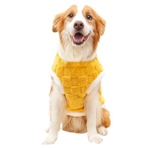 Dtaigou Hundeweste für den Winter, Winterkleidung für Hunde | Weicher Haustierpullover | Winddichter Pullover für Hunde, Heimtierbedarf für kleine mittelgroße Hunde großer Rassen von Dtaigou