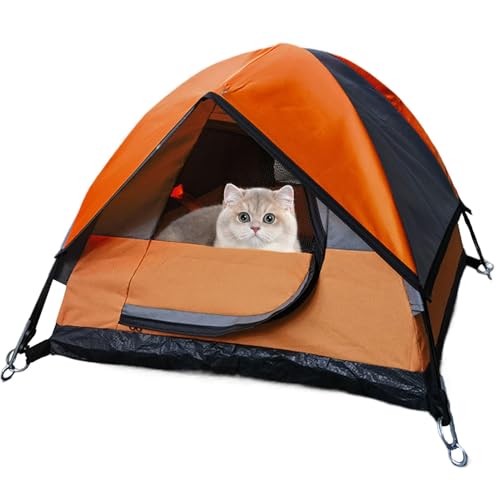 Dtaigou Katzenbettzelt, Katzenzelthaus - Outdoor-Katzenbett-Haus-Spielzelt für Camping | Wasserdichtes Outdoor-Spielzelthaus für Hunde, kleine Haustiere, Welpen von Dtaigou