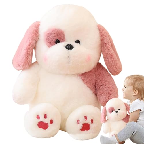 Dtaigou Plüschtier für Hunde, Plüschtier für Hunde - Großohriger Hund Plushies Plüschpuppenspielzeug,Tragbares, hautfreundliches Hunde-Plüschkissen für Wohnzimmer, Schlafzimmer, Büros von Dtaigou