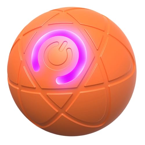 Dtaigou Rollender intelligenter Ball, bewegliches automatisches Spielzeug für Hunde, rotierender automatischer Katzenball, Spielzeug für kleine Hunde von Dtaigou