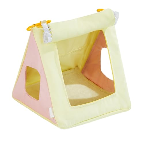 Dtaigou Vogelhängematte, Vogelnest für Käfig, SALAKEET Bed Cockatiel Hut VORBE Kage Hängematte, Haustier Hangable Bett Spielzeug Papageienhaus Accessoires für Conure, Wellensittiche, Lovebird von Dtaigou