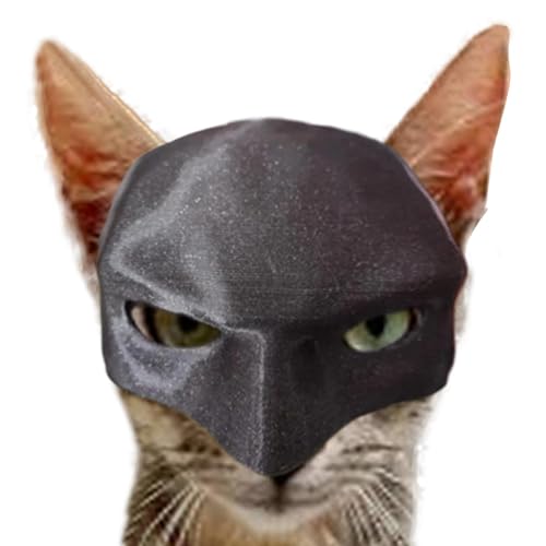 -Katzenmaske, Katzen-Avenger-Maske, Katzen- -Cosplay-, Halloween-Fledermaushut, für Festival-Parade, Bühne von Dtaigou