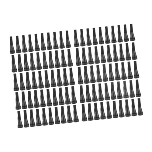 Dualoai 100Pcs Haustier Vogel Rupfen Sticks Huhn Rupfen Finger Automatische Maschine Teile Praktische Hohe Qualität Gummi, Schwarz von Dualoai