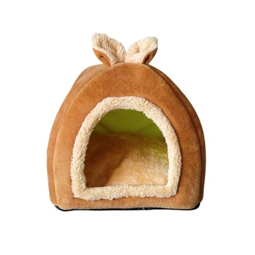 Dualoai Bett für kleine Haustiere, Wärmenest, gemütliches Schlafen, Winter-Hamsterbett, Häuser, Meerschweinchenbett für Käfigzubehör, M von Dualoai