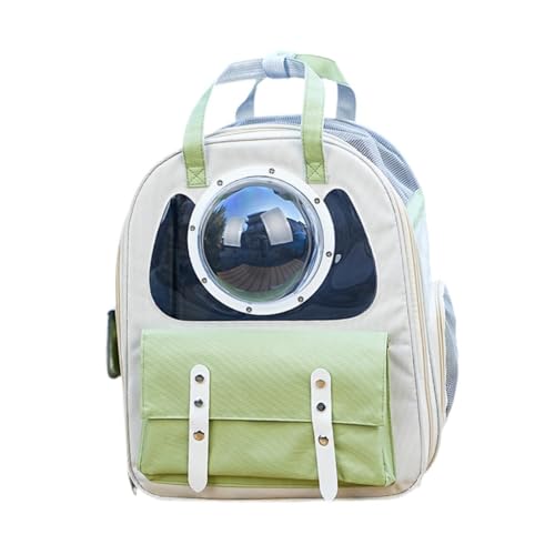 Dualoai Cat Rucksack Cortero, Haustier Bachelor Space Capsule Wanderrucksack für Haustiere Zum Reisen, GrÜn von Dualoai