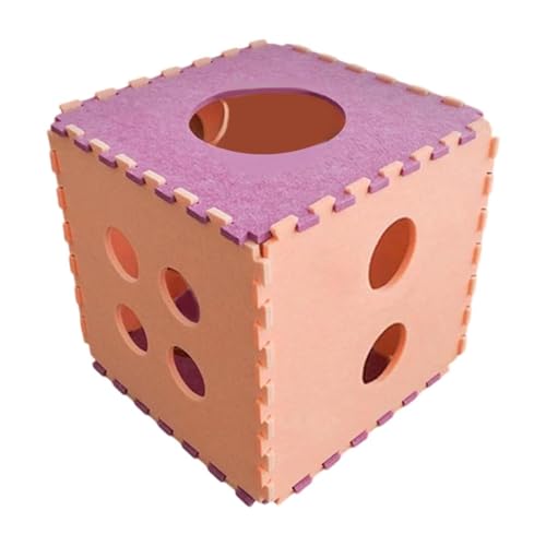 Dualoai Cube Katzenkratzer Spielhaus Kratzer für Kleine Verdickte Tiere Filzpanel Hidero Eigentumswohnung, 30x30x30cm Dualoai Cube Katzenkratzer Spielhaus Kratzer für Kleine Verdickte Tiere Filzpanel Hidero Eigentumswohnung, 30x30x30cm von Dualoai