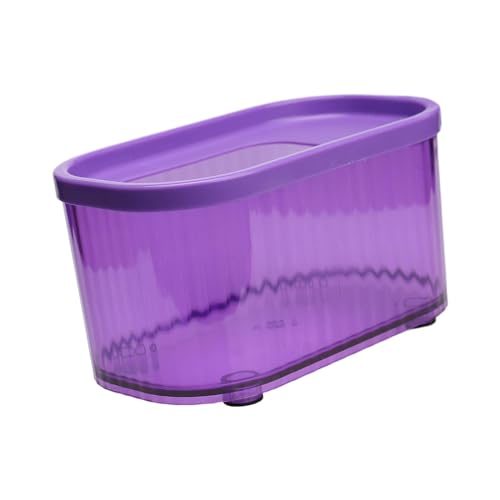 Dualoai Hamster Sandbadebox, Rennmaus Sandbad, Hamsterbad, Hamsterbadewanne für Kleintiere, violett von Dualoai