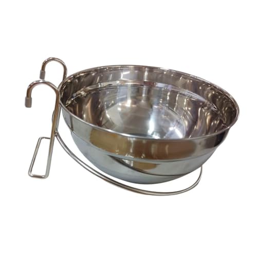 Dualoai Hundenapf Hundehüttennapf Hundekiste Wassernapf Futterbehälter für Futterspender Katzen Welpen, Durchmesser 20 cm von Dualoai