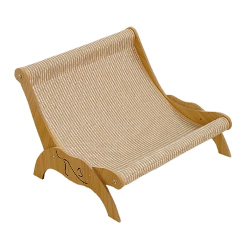 Dualoai Katzenkratzer Lounge Bett Katzensofa Stuhl Cat Crocker Stuhl für Innenkatzen, 58x54x41cm von Dualoai