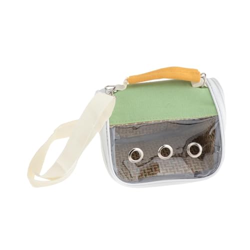 Dualoai Leichte Transportbox für Kleintiere, Transportbox für Papageien, Sittiche, Finken, Aras, Chinchillas, GrÜn Dualoai Leichte Transportbox für Kleintiere, Transportbox für Papageien, Sittiche, Finken, Aras, Chinchillas, GrÜn von Dualoai