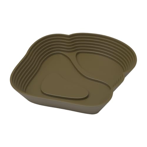 Dualoai Reptilien Wasserschale, Dekorativer Futterspender, Schildkröten Wasserschale, Schildkrötenbecken, Haustierbedarf, Kaffee Dualoai Reptilien Wasserschale, Dekorativer Futterspender, Schildkröten Wasserschale, Schildkrötenbecken, Haustierbedarf, Kaffee von Dualoai
