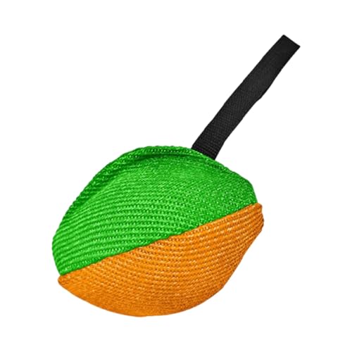 Dualoai Zerrball Spielzeug für Hunde Zum Trainieren Und Spielen mit Griff für Haustiere, Grün Orange Dualoai Zerrball Spielzeug für Hunde Zum Trainieren Und Spielen mit Griff für Haustiere, Grün Orange von Dualoai
