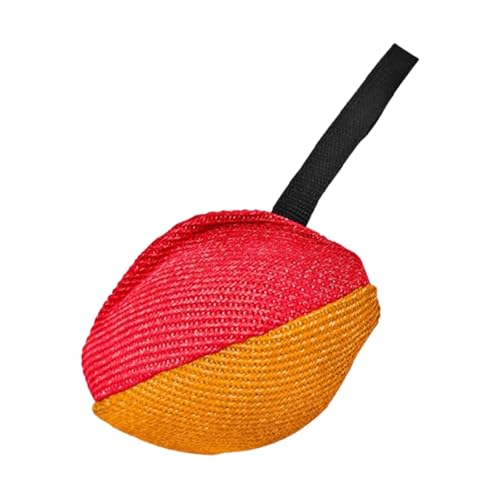Dualoai Zerrball Spielzeug für Hunde Zum Trainieren Und Spielen mit Griff für Haustiere, Orange Rot Dualoai Zerrball Spielzeug für Hunde Zum Trainieren Und Spielen mit Griff für Haustiere, Orange Rot von Dualoai