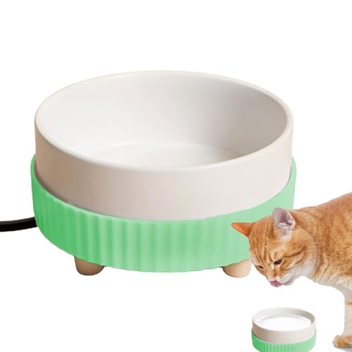 350 Ml Beheizter Wassernapf Für Hunde - Beheizter Futternapf Für Haustiere, Per USB Wiederaufladbarer Warmwassernapf, Haustierspender Für Hunde, Katzen, Kaninchen, Hühner, Enten, Eichhörnchen von Dubbulon