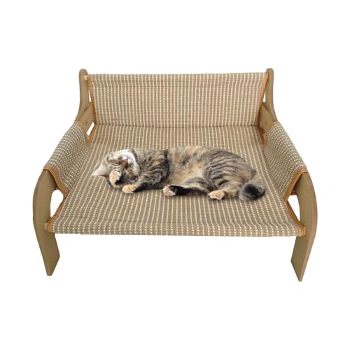 Dubbulon Hängematte für Katzen - Haustier Sofa Schlafplatz,Hundebett Sofa Für Drinnen Und Draußen In Wohnzimmer Schlafzimmer Sommerruheplatz Für Kleine Hunde Dubbulon Hängematte für Katzen - Haustier Sofa Schlafplatz,Hundebett Sofa Für Drinnen Und Draußen In Wohnzimmer Schlafzimmer Sommerruheplatz Für Kleine Hunde von Dubbulon