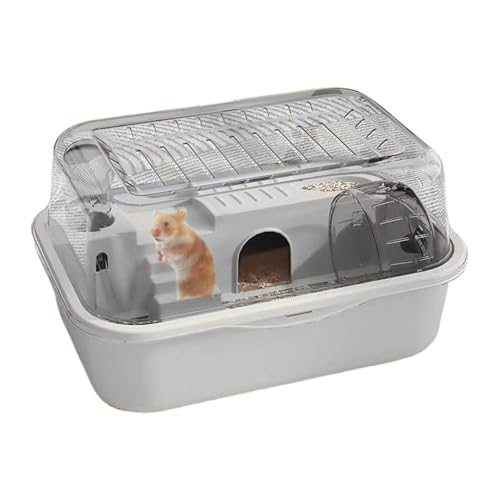Dubbulon Hamsterkäfig,Zweistöckiges Haustier Hamsterheim - Ruhe- und Spielbereich mit Laufrad für Kleintiere wie Eichhörnchen Rennmäuse Kaninchen im Zuhause Dubbulon Hamsterkäfig,Zweistöckiges Haustier Hamsterheim - Ruhe- und Spielbereich mit Laufrad für Kleintiere wie Eichhörnchen Rennmäuse Kaninchen im Zuhause von Dubbulon