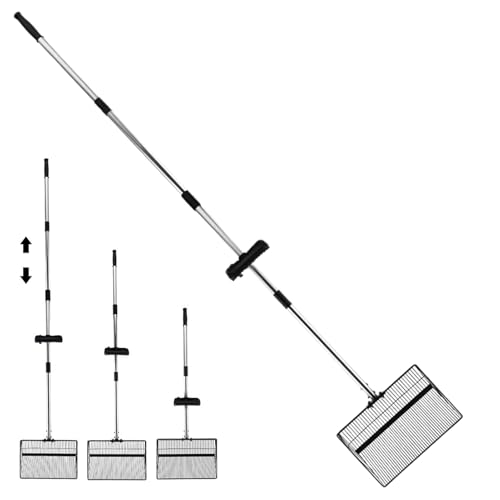 Dubbulon Hühnerkot Schaufel - Einstreu Siebschaufel Für Hühnerstall,Edelstahl Schaufel Mit Abnehmbarem Sieb Für Haustiere Dubbulon Hühnerkot Schaufel - Einstreu Siebschaufel Für Hühnerstall,Edelstahl Schaufel Mit Abnehmbarem Sieb Für Haustiere von Dubbulon