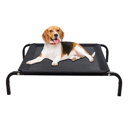 Dubbulon Hundebett Erhöht, Atmungsaktive Haustier Liege Für Innen, Haustier Ruheplatz Gitterbett Für Warmes Wetter Camping Reisen Balkon Terrasse Innen Außen Dubbulon Hundebett Erhöht, Atmungsaktive Haustier Liege Für Innen, Haustier Ruheplatz Gitterbett Für Warmes Wetter Camping Reisen Balkon Terrasse Innen Außen von Dubbulon