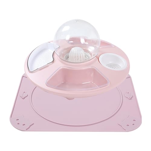 Dubbulon Katzenfutternäpfe - Näpfe Für Futter Und Wasser Für Kätzchen,Multifunktioneller Napf Für Kätzchen rutschfeste Trinkstation Dubbulon Katzenfutternäpfe - Näpfe Für Futter Und Wasser Für Kätzchen,Multifunktioneller Napf Für Kätzchen rutschfeste Trinkstation von Dubbulon