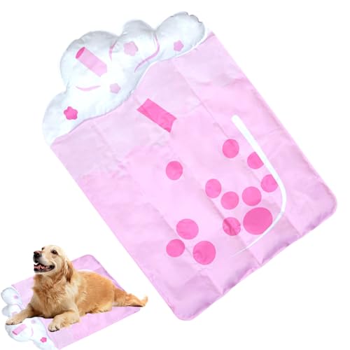 Dubbulon Kühlmatte Für Hunde,Pet Puppy Cooler Gel Mat | Schutz Bissfeste Decke Für Boden Auto Balkon Reise Dubbulon Kühlmatte Für Hunde,Pet Puppy Cooler Gel Mat | Schutz Bissfeste Decke Für Boden Auto Balkon Reise von Dubbulon