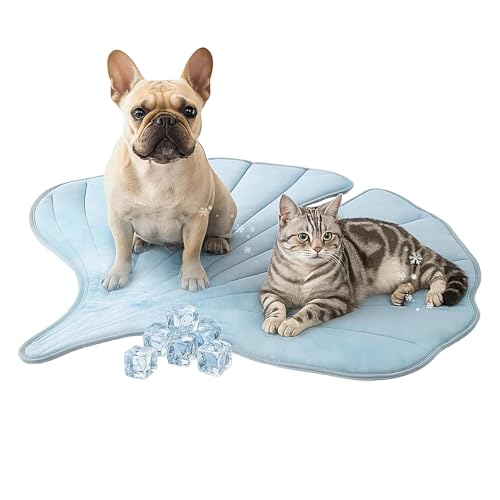 Dubbulon Kühlmatte Für Katzen | Waschbare rutschfeste Hundekühlmatte Für Innenbereich,Atmungsaktive rutschfeste Schlafmatte Pflanzenform Für Alle Größen Welpen & Erwachsene Hunde Katzen Dubbulon Kühlmatte Für Katzen | Waschbare rutschfeste Hundekühlmatte Für Innenbereich,Atmungsaktive rutschfeste Schlafmatte Pflanzenform Für Alle Größen Welpen & Erwachsene Hunde Katzen von Dubbulon