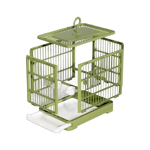 Dubbulon Transportkäfig - Mit Herausnehmbarer Schublade | Großzügiges Ruhehabitat Für Wellensittiche Nymphensittiche Und Conures Dubbulon Transportkäfig - Mit Herausnehmbarer Schublade | Großzügiges Ruhehabitat Für Wellensittiche Nymphensittiche Und Conures von Dubbulon