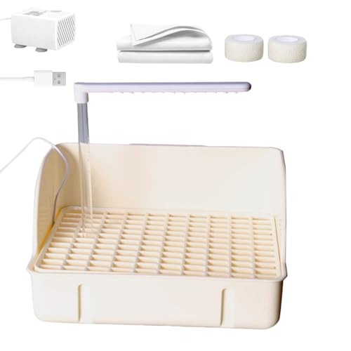 Dubbulon Vogel Dusche - Automatische Vogel Badewanne Mit Pumpe Und Wasserzirkulation | Käfigzubehör Für Haustiere, Badebehälter Für Papageien Sittiche Und Finken Dubbulon Vogel Dusche - Automatische Vogel Badewanne Mit Pumpe Und Wasserzirkulation | Käfigzubehör Für Haustiere, Badebehälter Für Papageien Sittiche Und Finken von Dubbulon