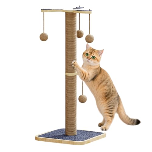 Für Katzen - Hoher Kratzturm Kratzpfosten | Klettermöbel Katzenspielzeug Zur Beschäftigung Für Boden Sofa Und Wand Für Katzen - Hoher Kratzturm Kratzpfosten | Klettermöbel Katzenspielzeug Zur Beschäftigung Für Boden Sofa Und Wand von Dubbulon