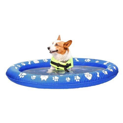 Hundeschwimmhilfen Für Pool | Aufblasbare Schwimmhilfe für Hunde - Schwimmfloß Haustierbedarf für Welpen Schwimmen in Seen, Flüssen, am, für Outdoor Spiele, im Sommer, beim Camping und Hundeschwimmhilfen Für Pool | Aufblasbare Schwimmhilfe für Hunde - Schwimmfloß Haustierbedarf für Welpen Schwimmen in Seen, Flüssen, am, für Outdoor Spiele, im Sommer, beim Camping und von Dubbulon