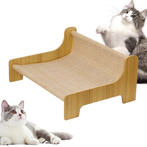 Kratzbett Für Katzen - Kratzbrett Für Katzen | 2 in 1 Sisal Spielzeug Zum Ausruhen Und Spielen Für Balkon Terrasse Wohnzimmer Kratzbett Für Katzen - Kratzbrett Für Katzen | 2 in 1 Sisal Spielzeug Zum Ausruhen Und Spielen Für Balkon Terrasse Wohnzimmer von Dubbulon