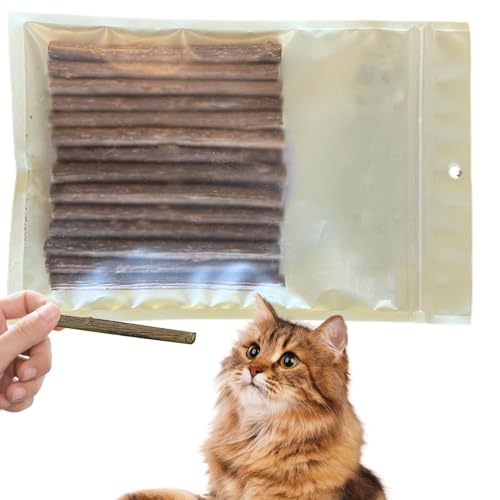 Dubbulon Leckerlis zum Zahnen von Welpen, Bully Sticks für kleine Hunde, Natürliche 14 Stück Zahnungssnacks, Kauspielzeug für Welpen, Bully Sticks, Stressabbau für Hunde, Welpen, Katzen von Dubbulon