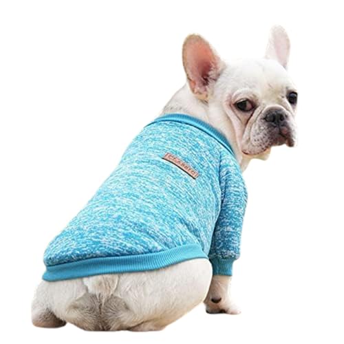 Ducomi Classic - Sweatshirt mit Manschetten und Kissen Weiche Baumwolljacke - In Allen Größen und Verschiedenen Melange - Farben Erhältlich (Light Blue, XL) von Ducomi