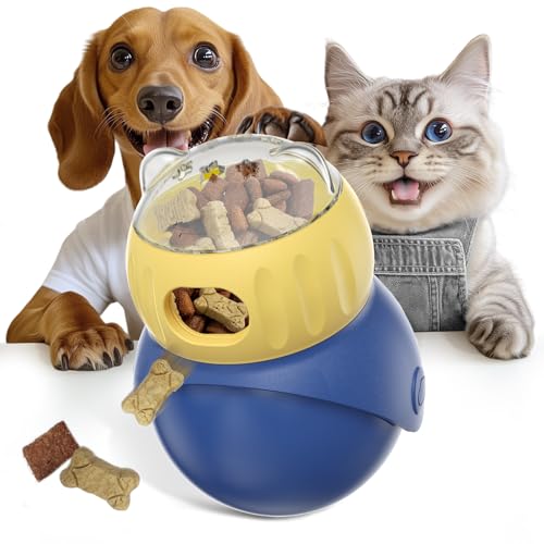 Dufuso Tumble Hundespielzeug Intelligenz, Intelligenzspielzeug Für Hunde und Katze Zur Futterausgabe, Slow Feeder Hund Zur Geistigen Beschäftigung & Langsamfütterung, für Kleine, Mittlere Hunde Dufuso Tumble Hundespielzeug Intelligenz, Intelligenzspielzeug Für Hunde und Katze Zur Futterausgabe, Slow Feeder Hund Zur Geistigen Beschäftigung & Langsamfütterung, für Kleine, Mittlere Hunde von Dufuso
