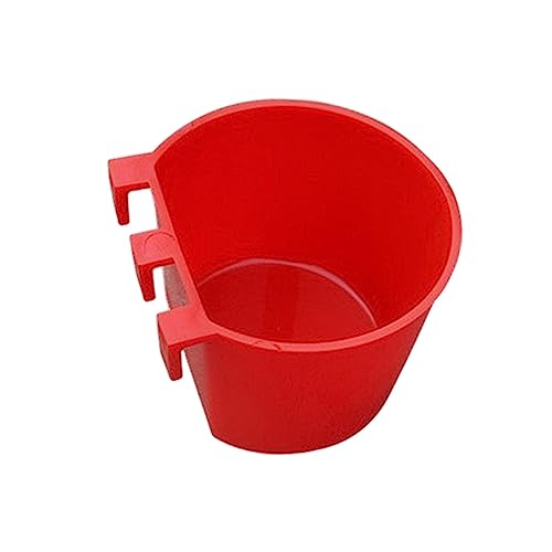 Duiaynke Durable10 x Vogelfutterspender, Käfigbecher, Schalen, Futterspender, Behälter, Vogelfutterschale, Badewanne für Sittiche, Wildfaule (12,5 x 9,5 x 6 cm) von Duiaynke