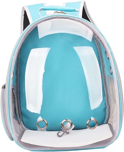 Duiaynke Katzentragerrucksack, Hunde-Wanderrucksack, Tragetasche mit verstellbarem Schultergurt, Reisetasche, Haustier-Reisetasche (blau) von Duiaynke