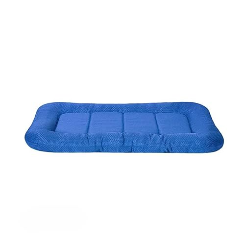 Duidy wasserdichte Silikon Napfunterlage für Hunde, Super Saugfähige Schnelltrocknend Futtermatten für Haustier Fressnapf Matte-Futterunterlage für Katzen und Hunde (60X44CM,Blue) von Duidy