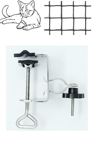 Aktion - Edelstahl BALKONGELÄNDER Halterung an runden - eckigen bis ø 65 mm und für Stöcke bis 38 mm ø von Duo - Masterholder holly