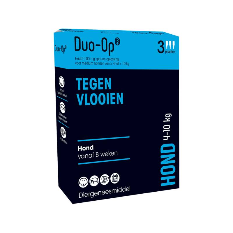 Duo-Op Hunde 4 bis 10 kg - 100 mg - 3 Pipetten von Duo-op