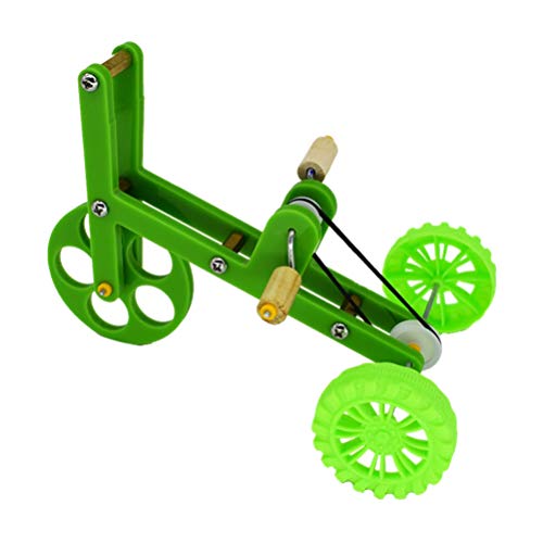 Duokon Papageien Trainingsspielzeug, Mini Fahrrad, Vogelspielspielzeug, Freizeit Vogeltrainingszubehör für Sittiche, Aras, Sittiche, Geschenkideen, Grün (Grün) von Duokon