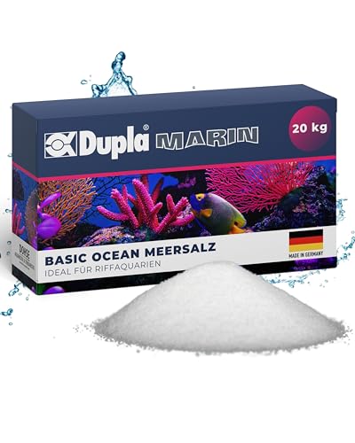 Dupla Marin Basic Ocean Sea Salt I 20 kg I Meersalz für Tropische Riffaquarien I Aquariensalz für leichte Korallenpflege I hohe Löslichkeit I Salz für Meerwasseraquarien I chelat- und nitratfrei von Dupla Marin