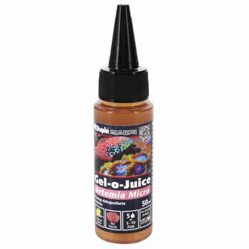 Dupla Marin Gel-o-Juice Artemia Micro, 50 ml - Flüssigfutter für Aquarienfische, Ideal auch für die Aufzucht von Jungfischen von Dupla Marin