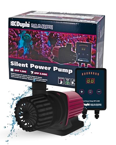 Dupla Marin Silent Power Pump I 2.000 l/h I Leistungsstarke Strömungspumpe für Aquarien I Leise & stromsparend I Optimale Zirkulation für Süß- & Meerwasser I Vielseitiges Aquarium Zubehör von Dupla Marin