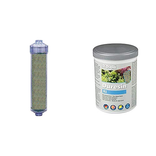 Dupla 80511 Reinstwasserfilter mit Farbindikator, Einheitsgröße & 80561 Duresin RI, Reinstwasserharz / 1 l Dupla 80511 Reinstwasserfilter mit Farbindikator, Einheitsgröße & 80561 Duresin RI, Reinstwasserharz / 1 l von Dupla