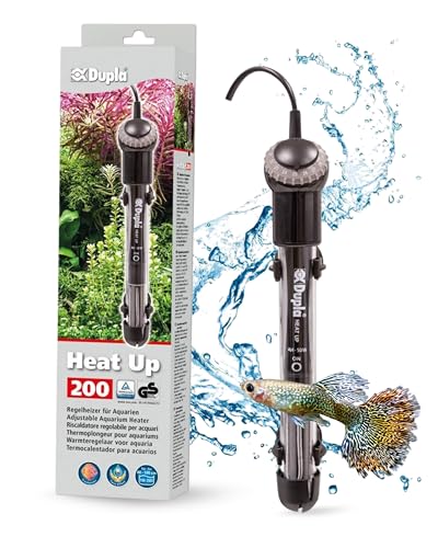 Dupla Heat Up 200 I 200 Watt Regelheizer für Aquarien I Aquarienheizer für Aquarien bis 250 L I energieeffizient und zuverlässig I Aquarium Heizstab I geeignet für Süßwasser- und Meerwasseraquarien von Dupla