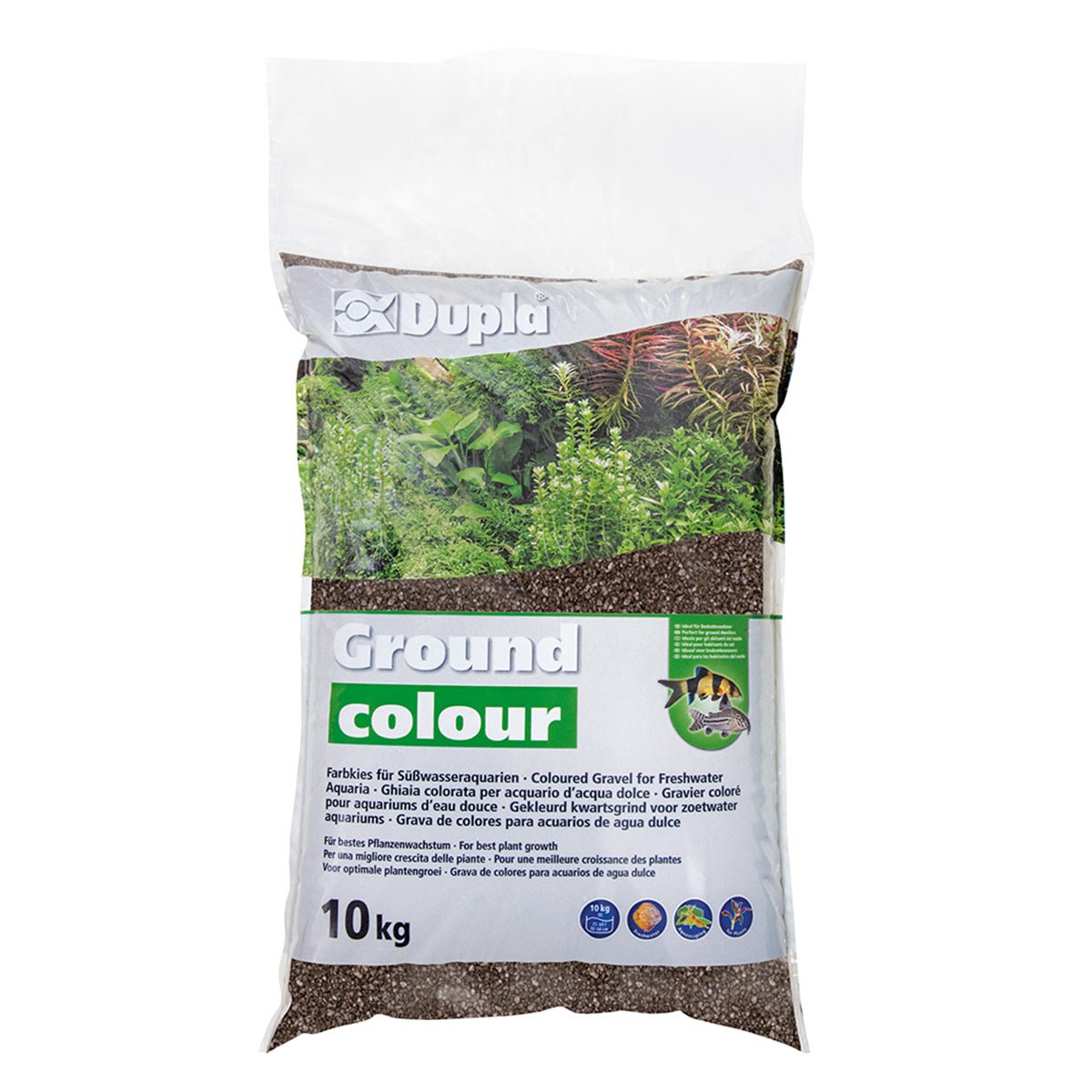 Dupla Ground colour Brown Chocolate 1-2mm, 10kg von Dupla